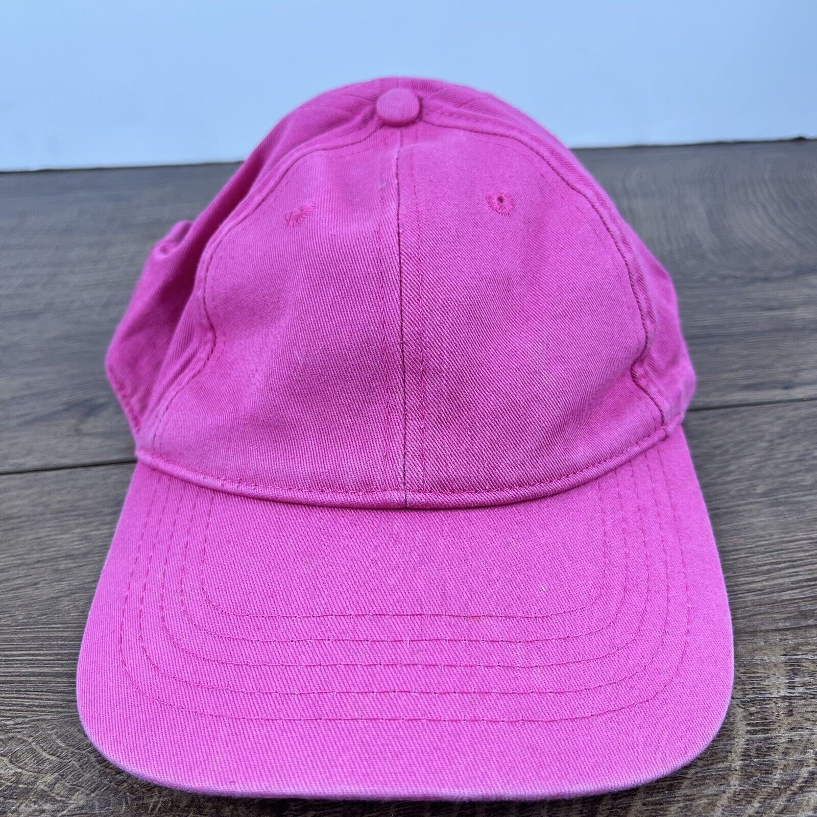 Other Plain Pink Hat Baseball Cap Pink Hat Adjustable Adult Size H Size ONE SIZE - 1 Thumbnail