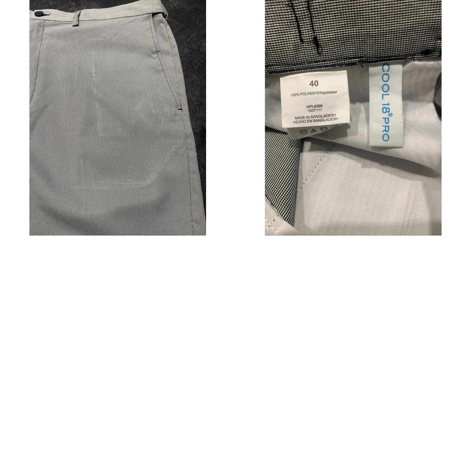 Haggar Haggar Men's Golf Shorts 40 W Gray Flat Front Chino Stretch UV Protection Cool 18 Pro Men Size US 40 / EU 56 - 8 Thumbnail