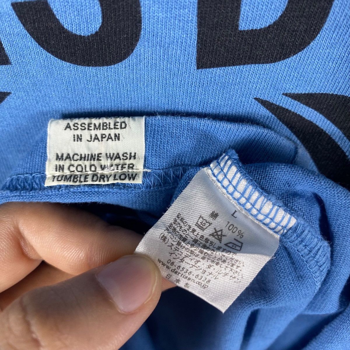 Studio D'Artisan Japanese Brand STUDIO D'ARTISAN Jeans Bond Graphic Tee Shirt Size US L / EU 52-54 / 3 - 9 Thumbnail