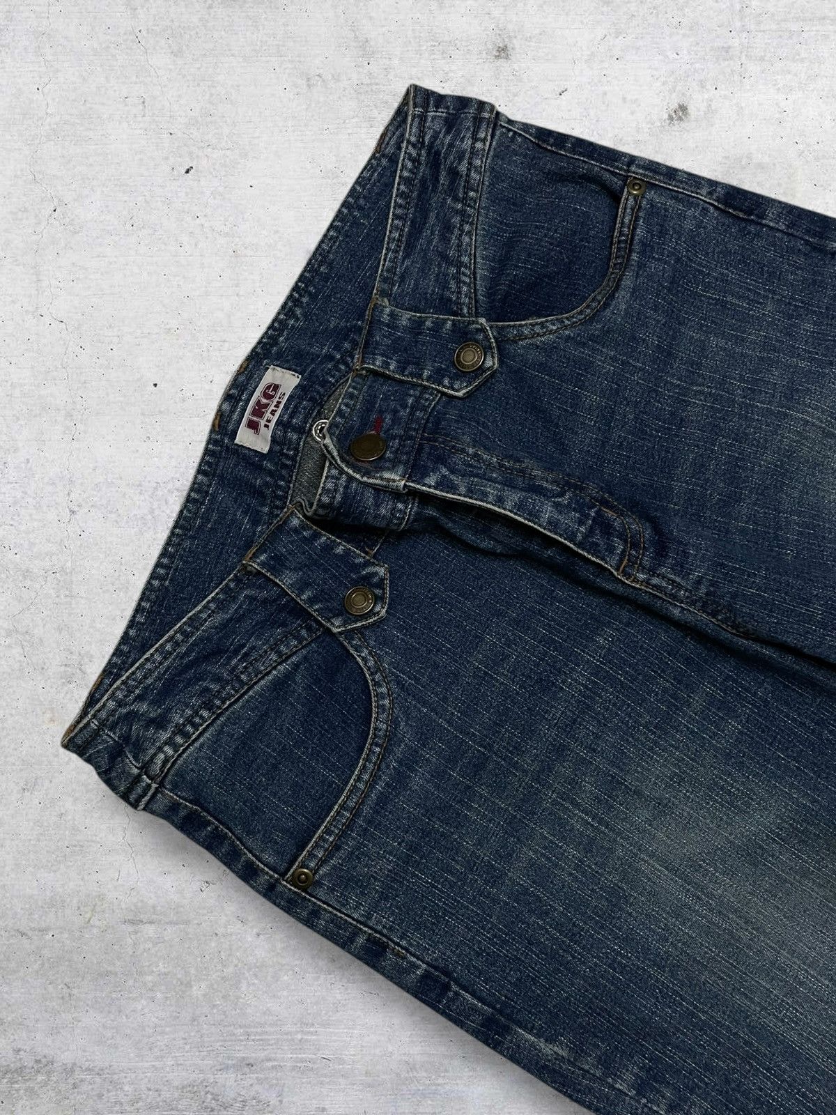 Tornado Mart VINTAGE JKG 1990S JAPAN DESIGNER OG RETRO COWBOY FLARE DENIM Size US 30 / EU 46 - 6 Thumbnail