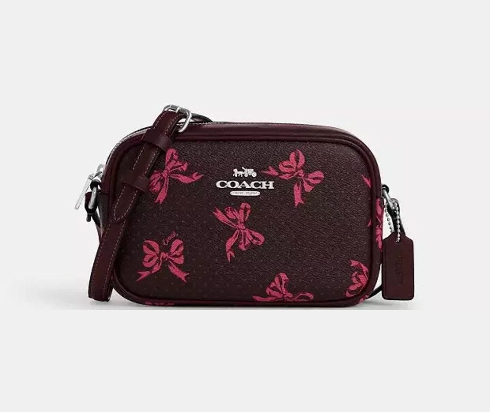 Coach Mini Jamie Camera Bag With Bow Print CAA97 Size ONE SIZE - 6 Thumbnail