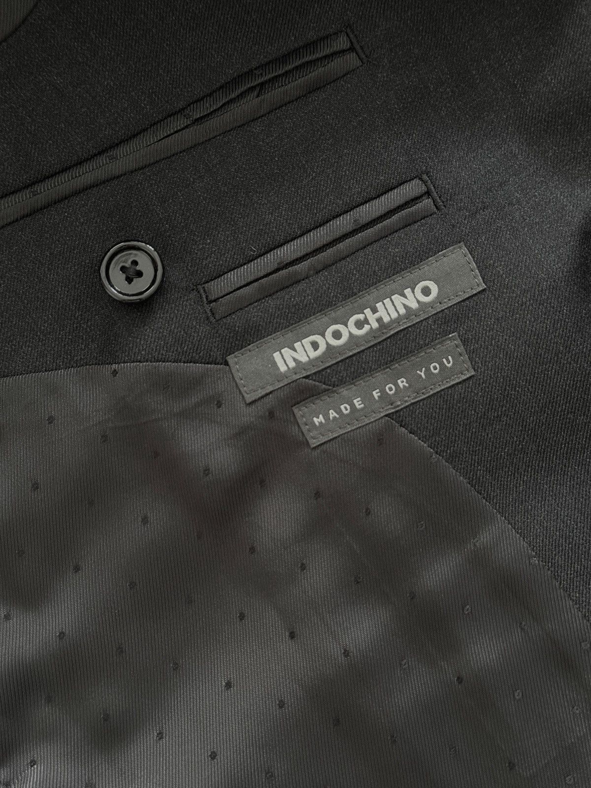 Indochino Indochino Custom Tailored Dark Gray Blazer Jacket New Size 40R - 4 Thumbnail