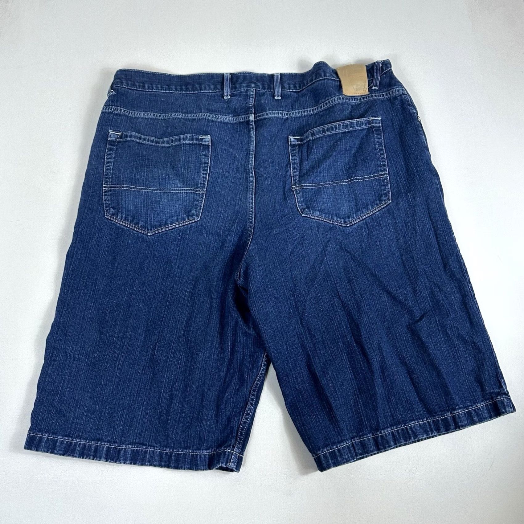 Phat Farm VINTAGE Phat Farm Jorts Jean Shorts Men 44 Blue Baggy Wide Leg Big Pockets Cargo 90s Mens Size US 44 / EU 60 - 2 Thumbnail