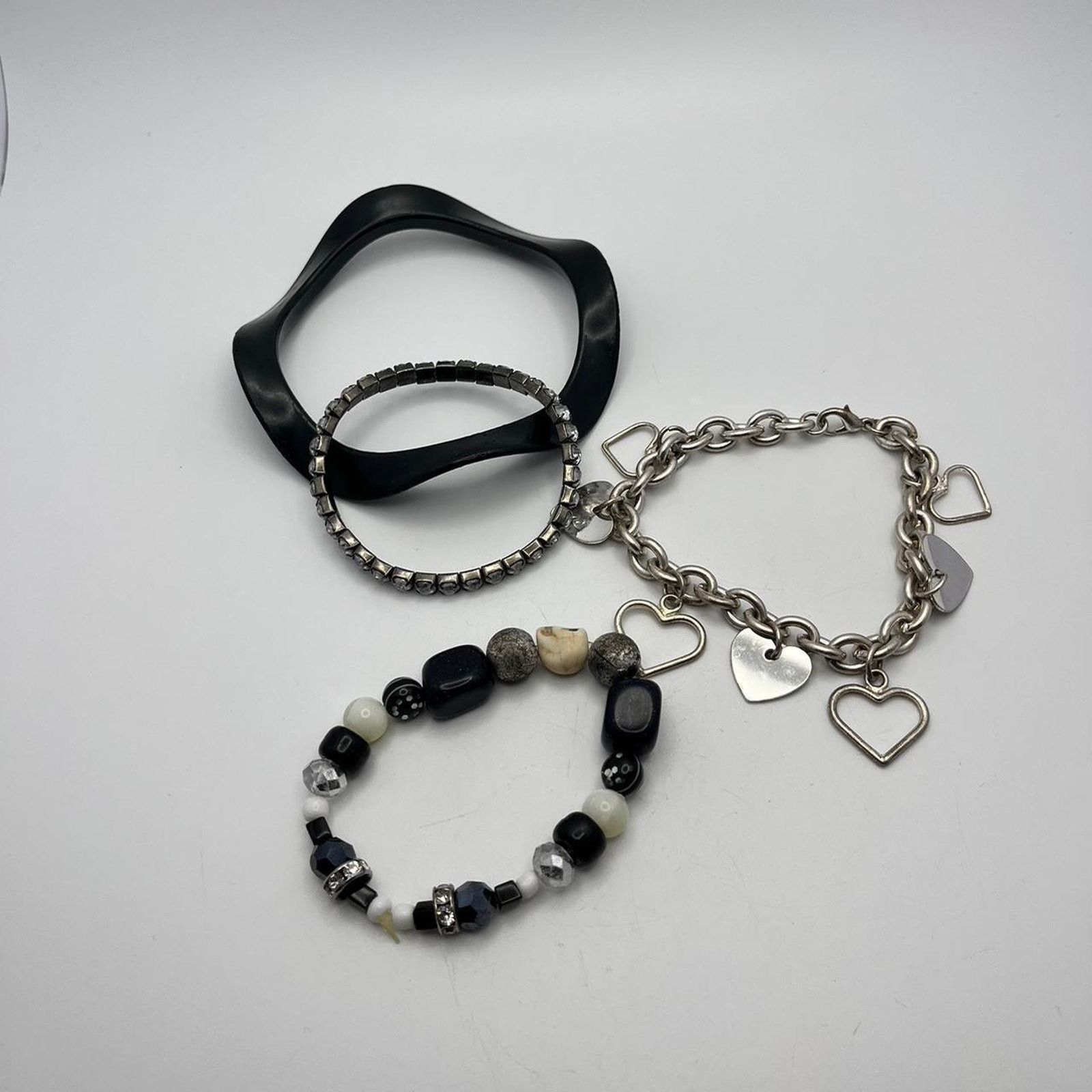 Other Y2k heart charm bracelet bundle Size ONE SIZE - 1 Thumbnail