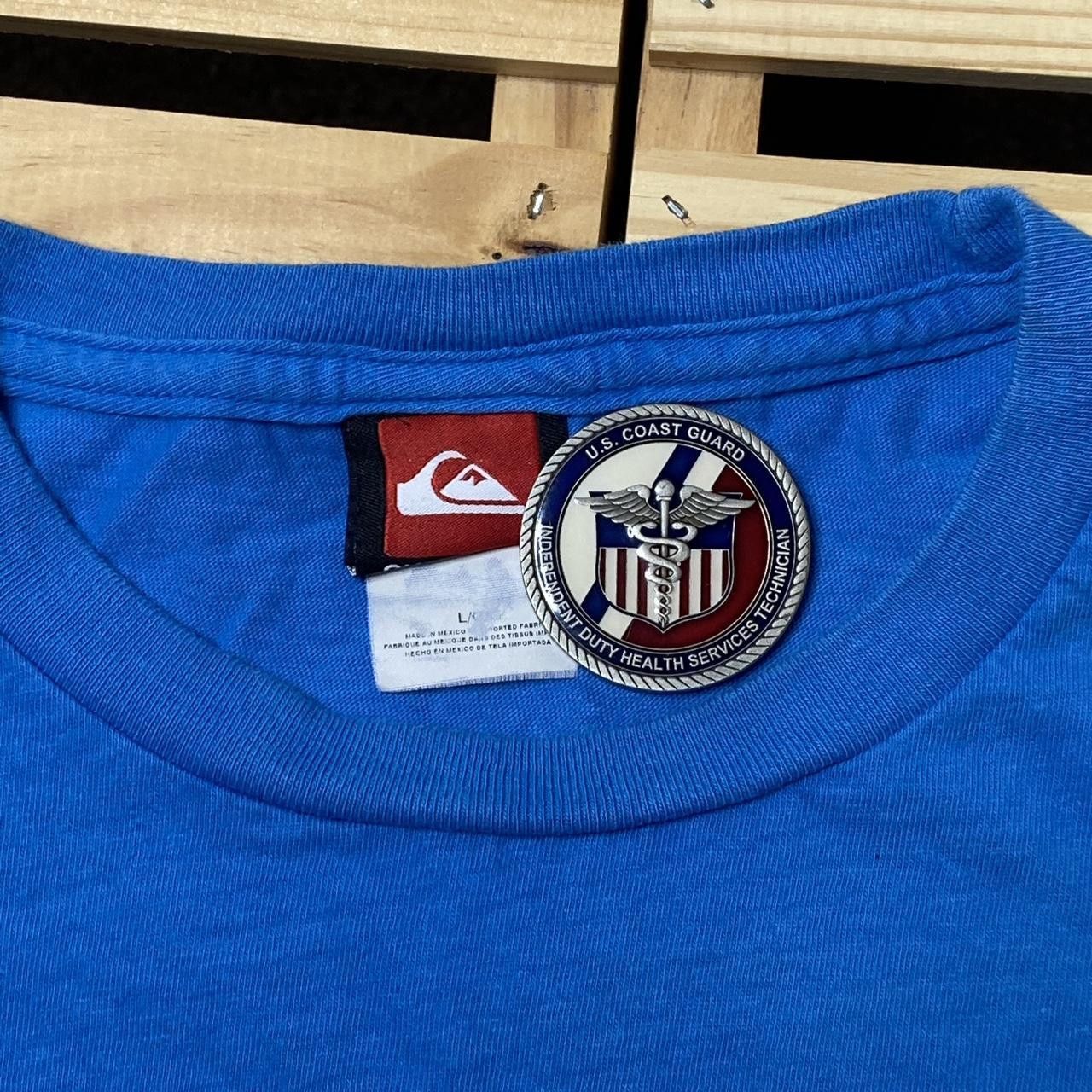 Quiksilver Vintage Quiksilver Blue Surf Tee Size Large Size US L / EU 52-54 / 3 - 4 Thumbnail