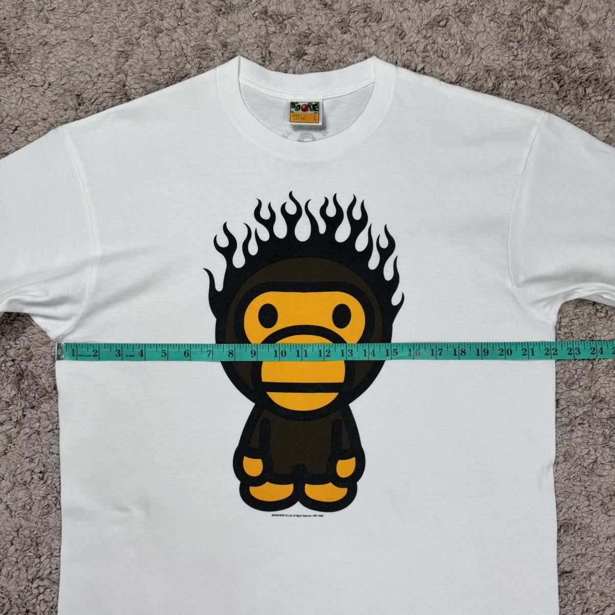 Bape Bape Baby Milo Flame Rare T-shirt Size US L / EU 52-54 / 3 - 14 Thumbnail