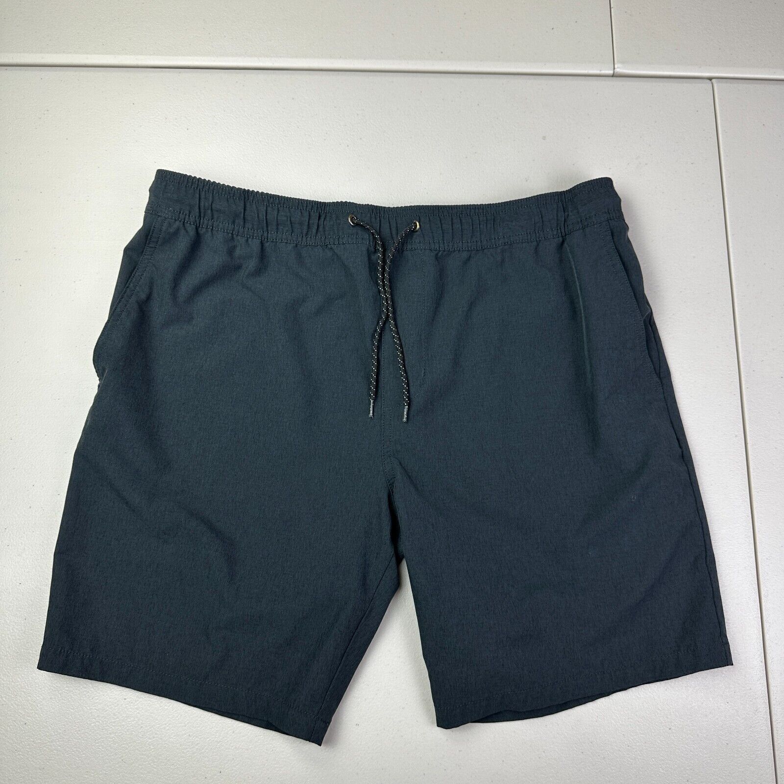 Other Nitrous Black Mens Stretch Shorts Black L Surf Zip Pocket Size US 34 / EU 50 - 1 Thumbnail
