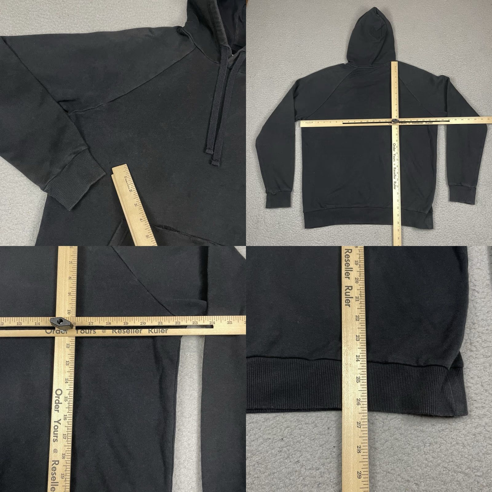 Under Armour VINTAGE Under Armour Hoodie Mens M Black Sweatshirt Pullover Hooded Pockets Logo Distressed Size US M / EU 48-50 / 2 - 8 Thumbnail