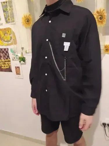 Other Men Streetwear Long Sleeve Harajuku Chain Fashion Size US L / EU 52-54 / 3 - 2 Thumbnail
