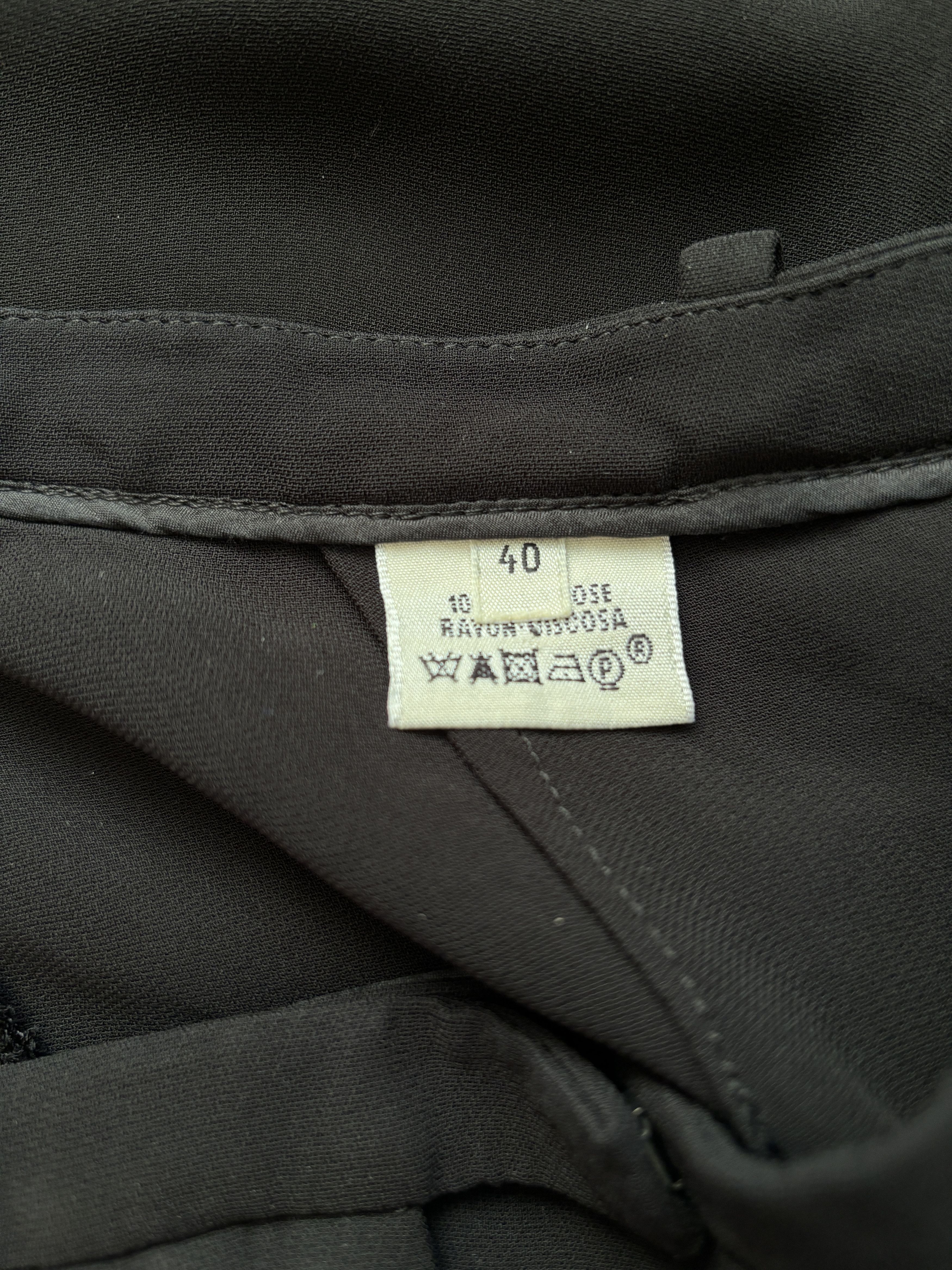 Hermes ⚡️QUICK SALE⚡️Hermes by Margiela Black Pants Trousers Size 30" / US 8 / IT 44 - 4 Thumbnail