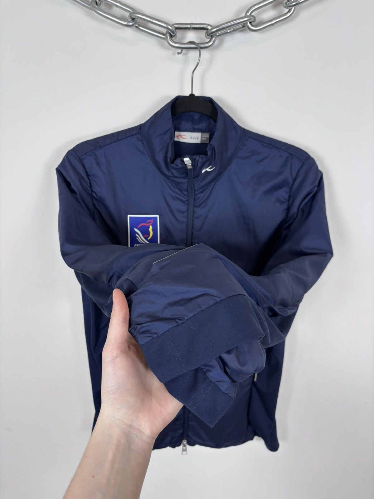 KJUS Kjus Women’s Suvretta Sports St. Moritz Navy Blue Ski Jacket Size L / US 10 / IT 46 - 9 Thumbnail