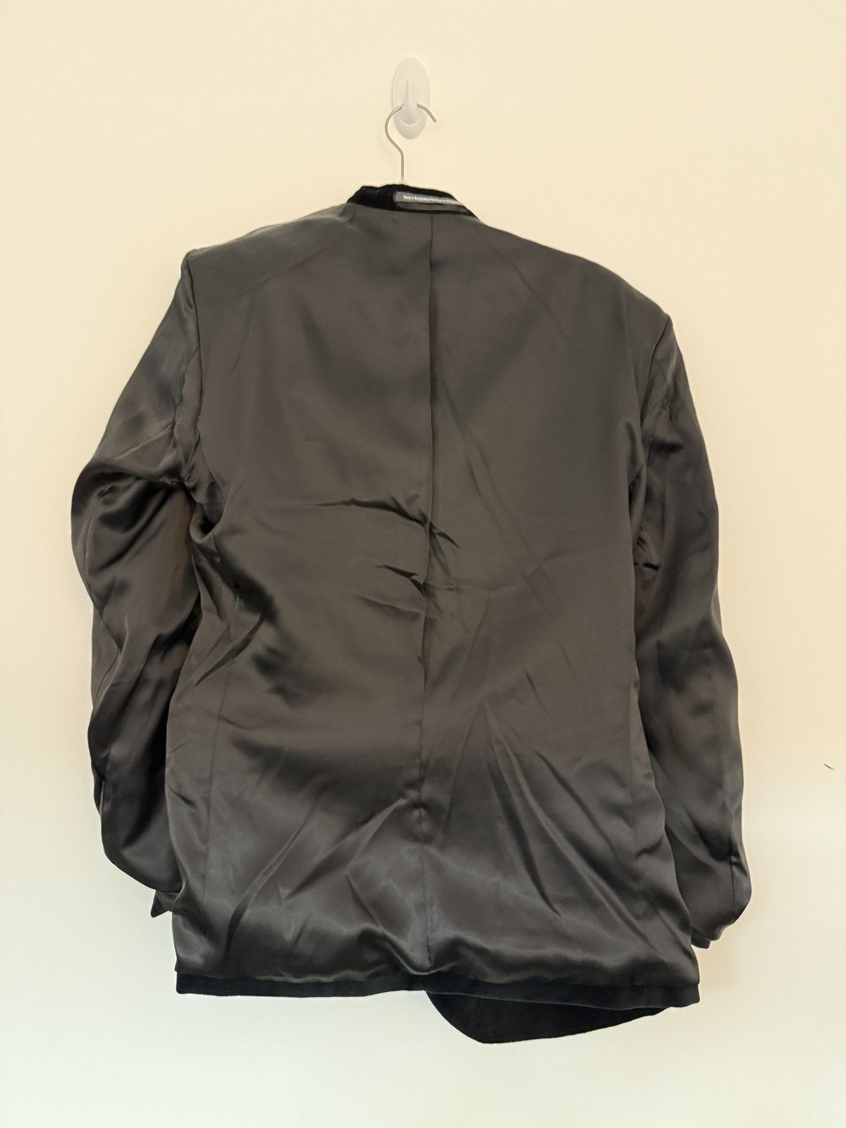 Zara Zara Black Velvet Smoking Tuxedo Jacket Blazer Size 38R - 7 Thumbnail