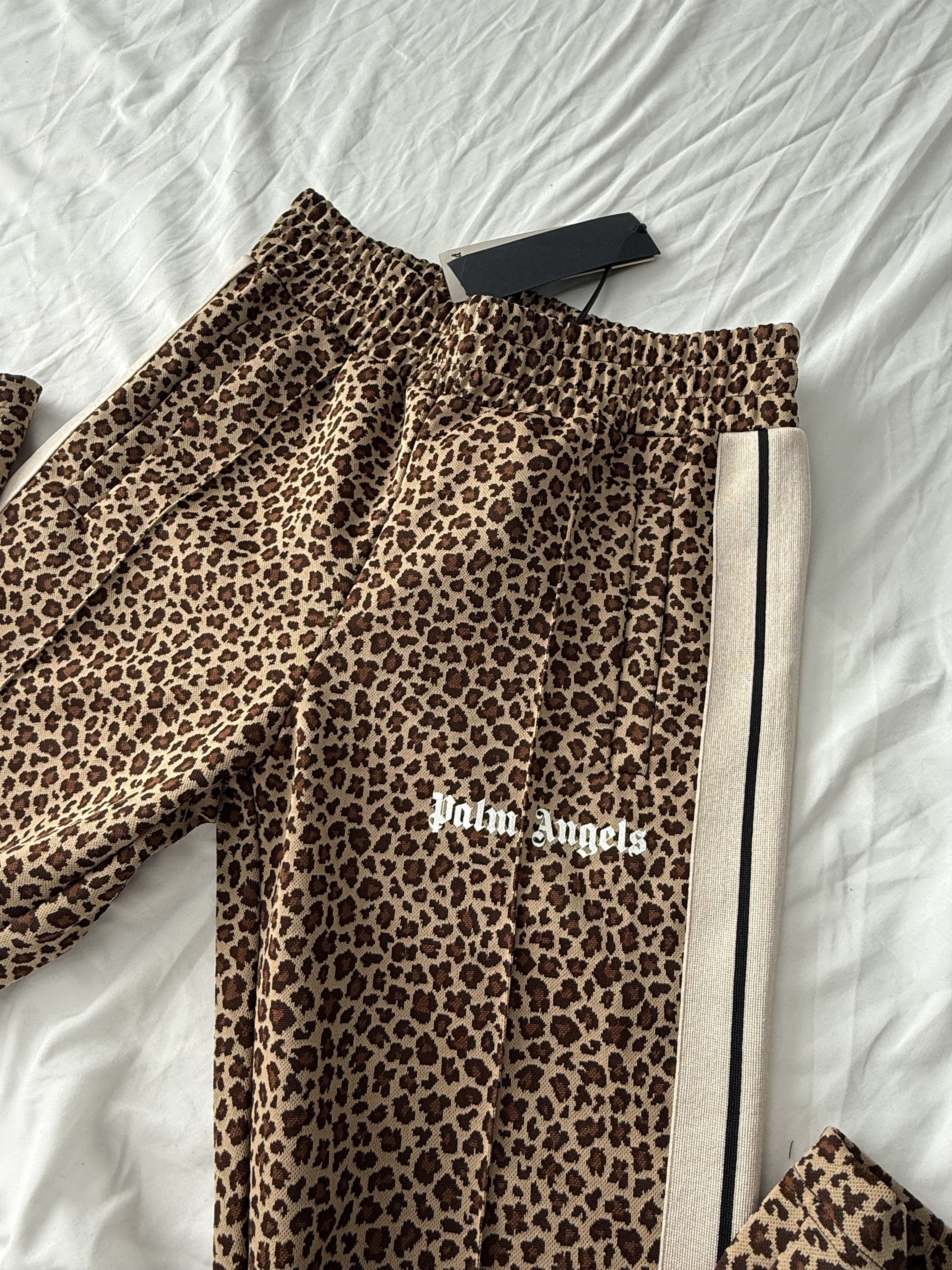 Palm Angels Palm Angels Leopard Print Track Pants NWT Size US 34 / EU 50 - 4 Thumbnail