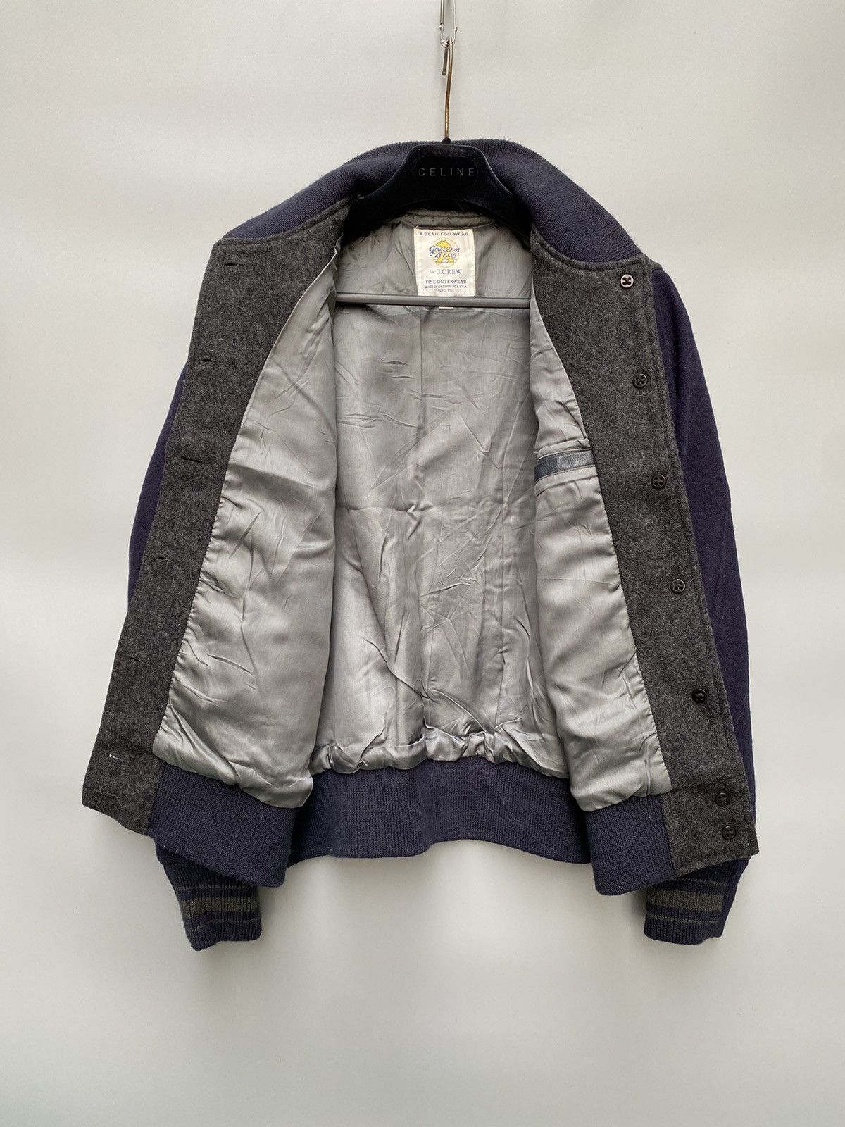 Golden Bear × J.Crew Golden Bear x Jcrew Classic Varsity Wool Jacket Size M / US 6-8 / IT 42-44 - 3 Thumbnail