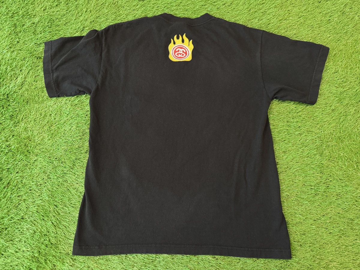 Stussy Vintage Stussy Posse Skull Flames Y2K Double Sided Shirt 90s Size US M / EU 48-50 / 2 - 6 Thumbnail