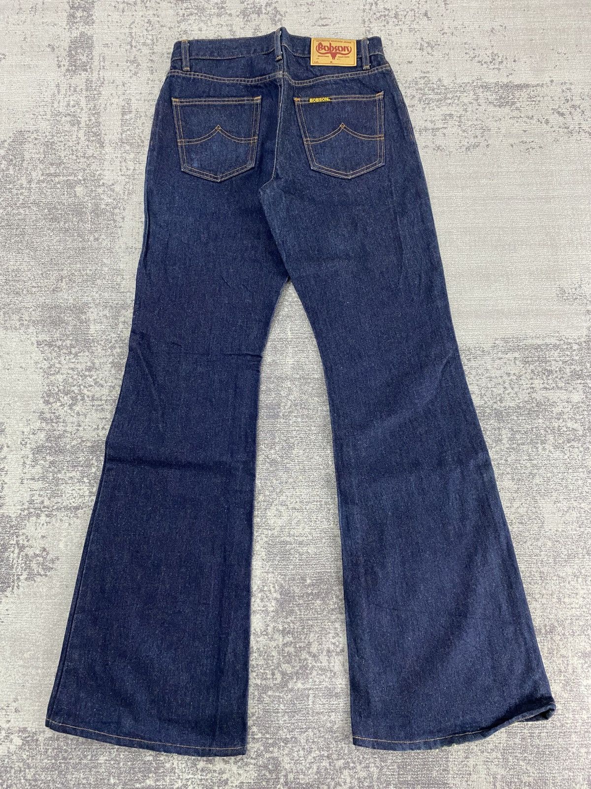 Japanese Brand Super flared bootcut bobson raw denim jeans Size US 28 / EU 44 - 13 Thumbnail