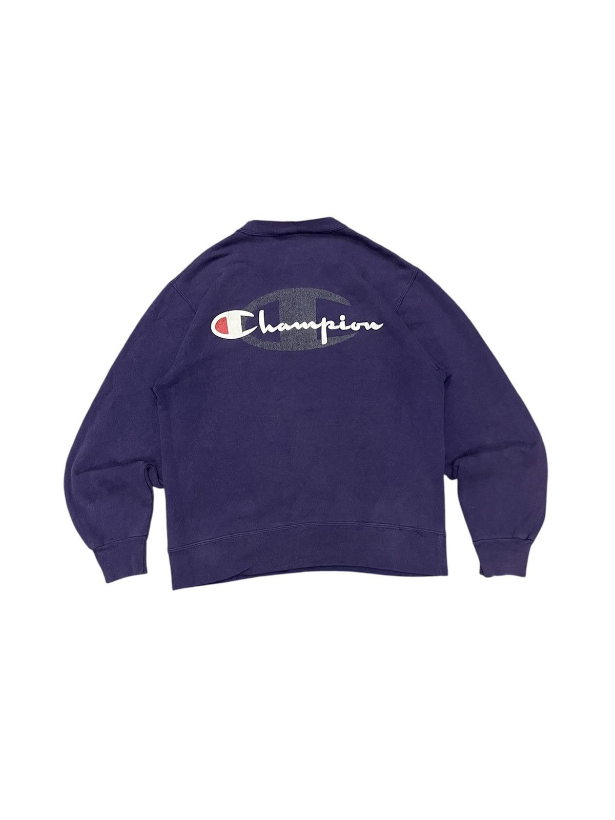 Champion 90s CHAMPION BIG PRINT SWEATSHIRT DISTRESSED Size US M / EU 48-50 / 2 - 1 Thumbnail