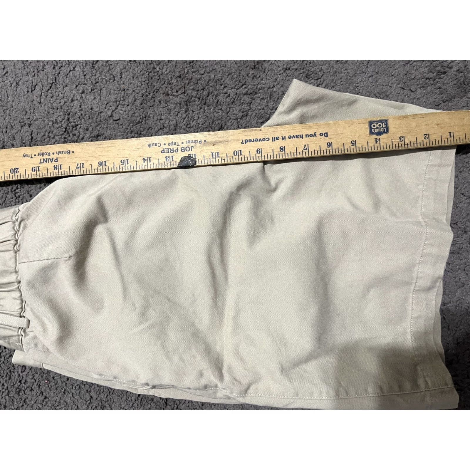 Vintage L.L. Bean Chino Shorts Womens 10 Beige Outdoor 0 PC44 EUC Size 32" / US 10 / IT 46 - 4 Thumbnail
