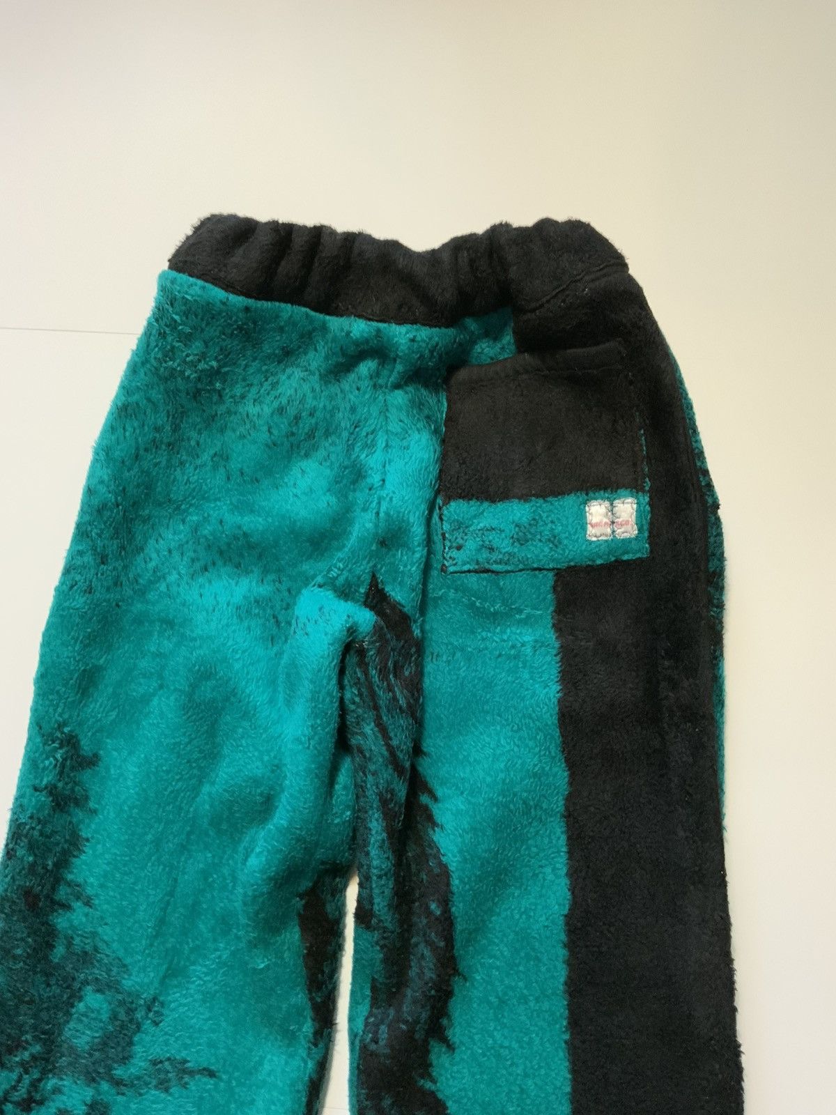Handmade × Vintage VTG San Marcos Lion Pile Fleece Blanket AOP Wide Leg Pants Size US 32 / EU 48 - 6 Thumbnail
