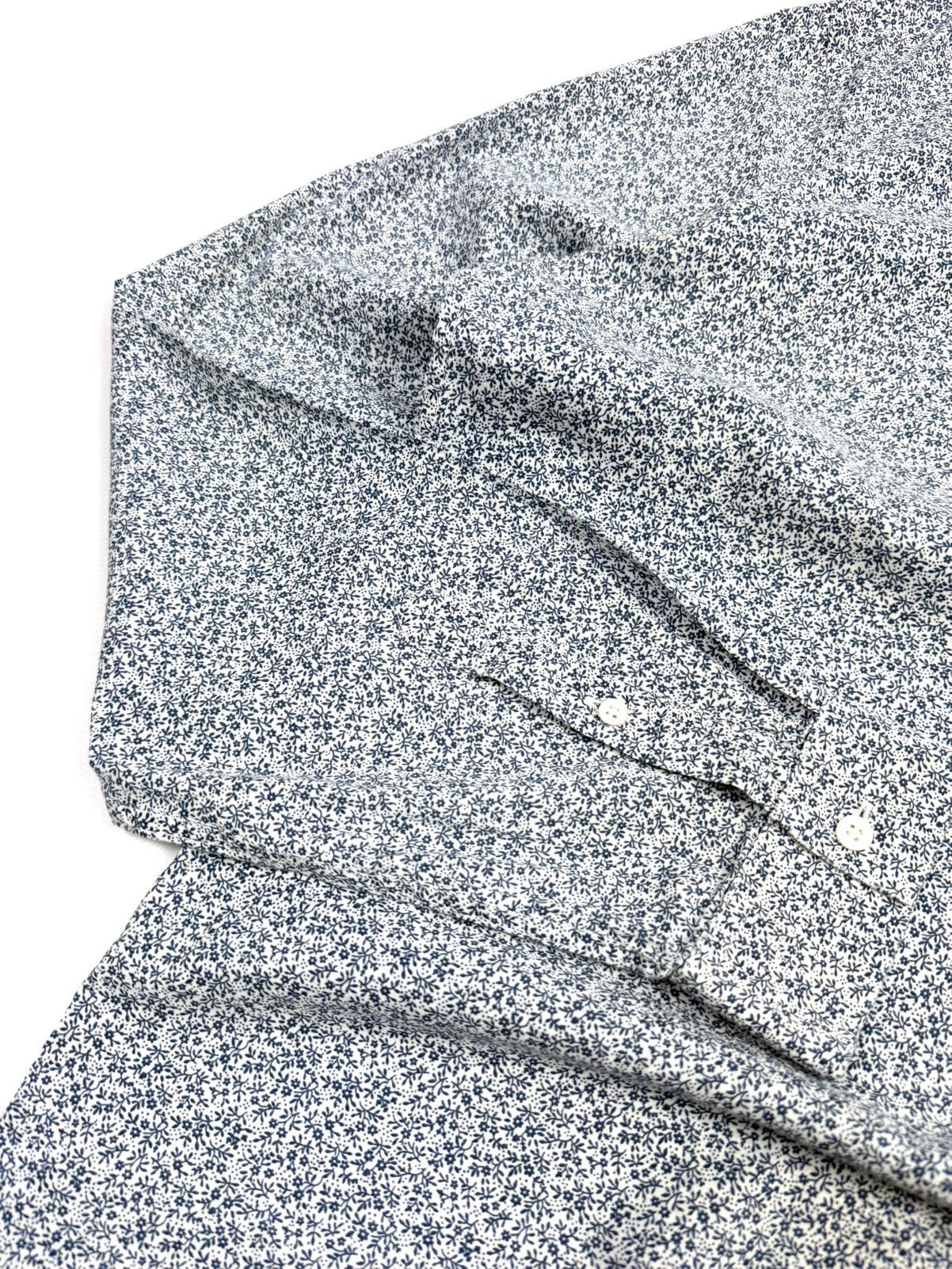Sandro Rare Sandro Paris Luxury Cotton Button-Up Shirt Floral Print Size US L / EU 52-54 / 3 - 15 Thumbnail