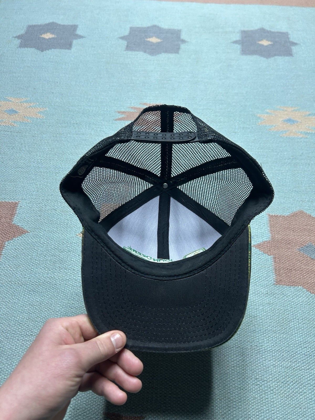 Vintage Vtg trucker hat John Deere Bader & Sons Michigan strapback Size ONE SIZE - 6 Thumbnail