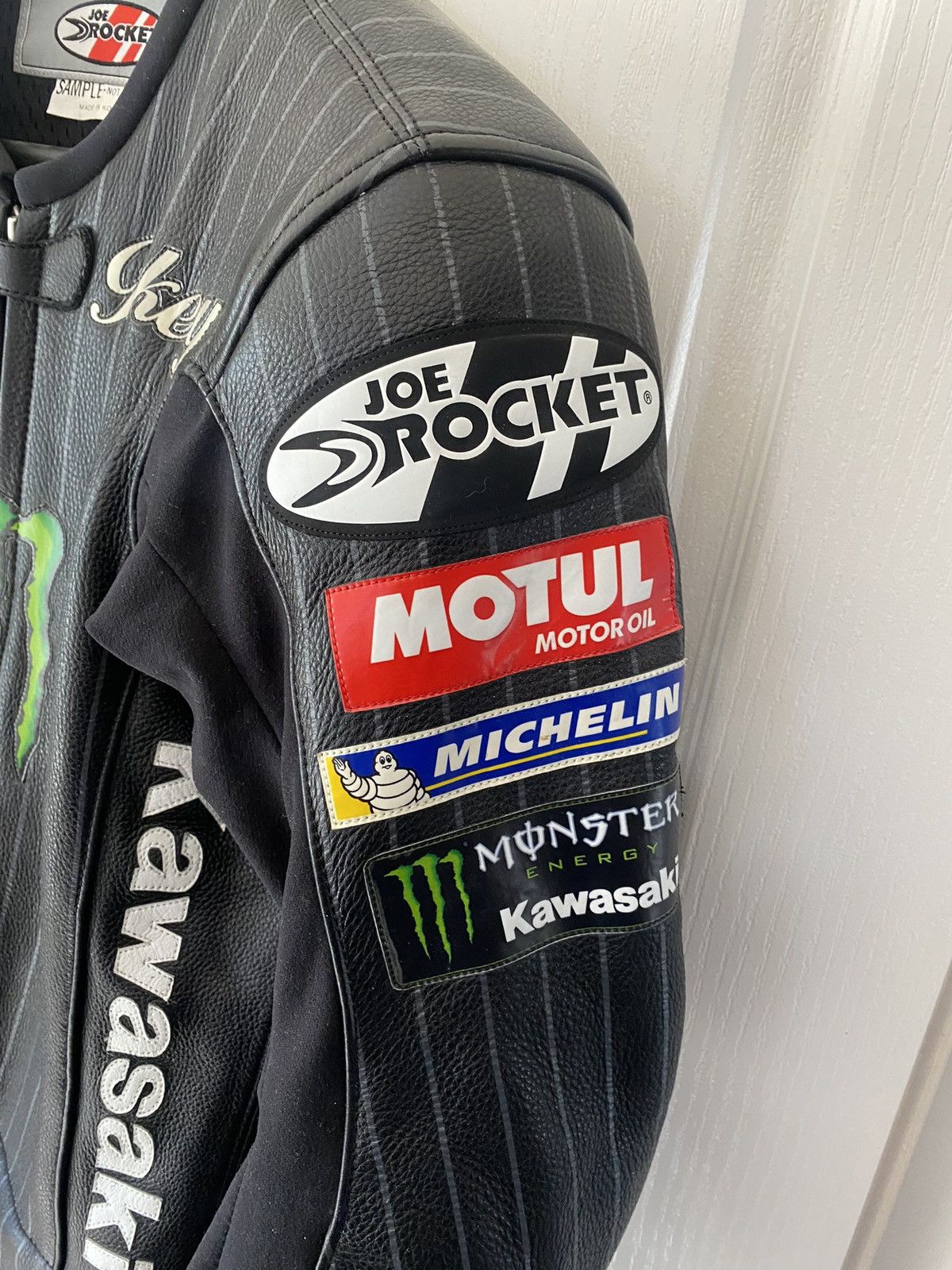 Joe Rocket Custom Monster Energy Leather Two Piece Racing Suit Size US L / EU 52-54 / 3 - 5 Thumbnail