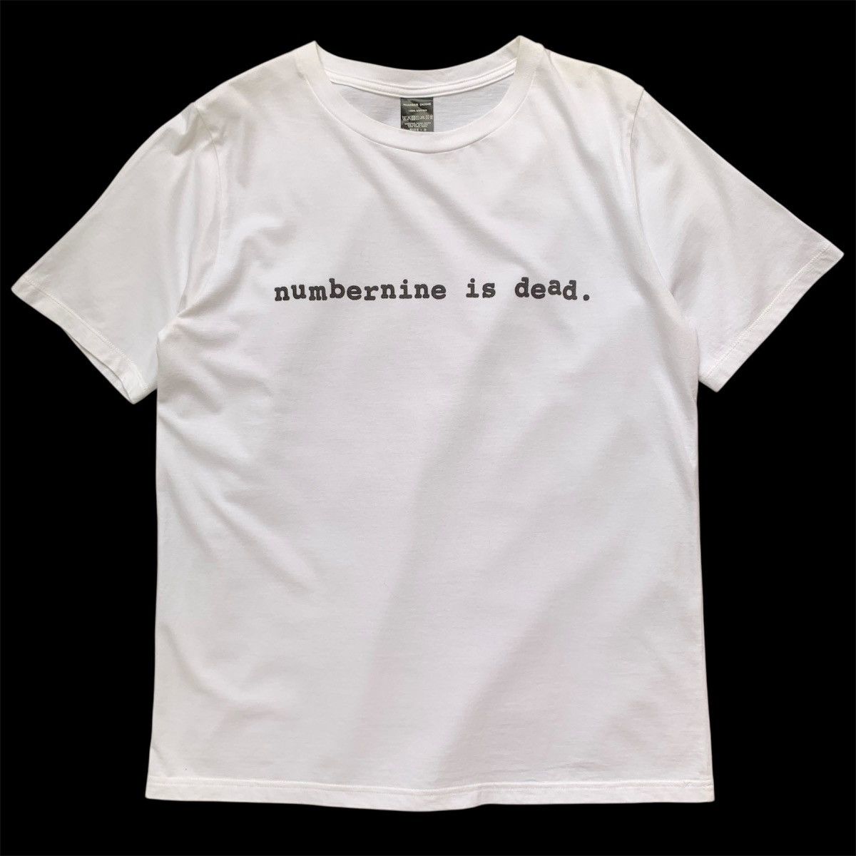 number (n)ine ナンバーナイン grunge is not dead numbernine is dead T-SHIRT / ナンバーナインイズデッドロゴ T