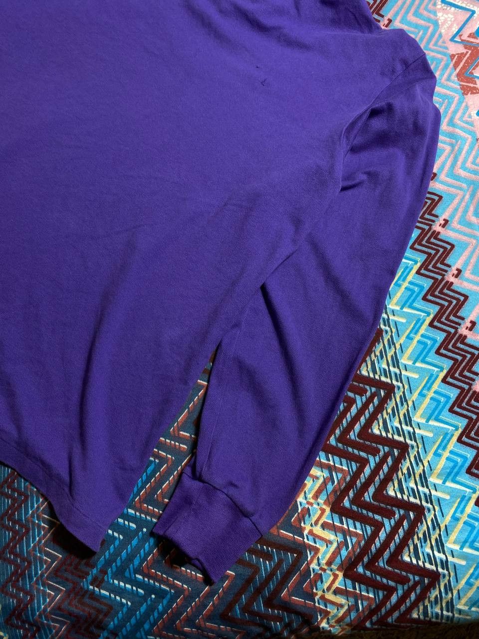 Polo Ralph Lauren × Vintage Polo Golf Ralph Lauren sweater jumper purple basic half Size US L / EU 52-54 / 3 - 19 Thumbnail