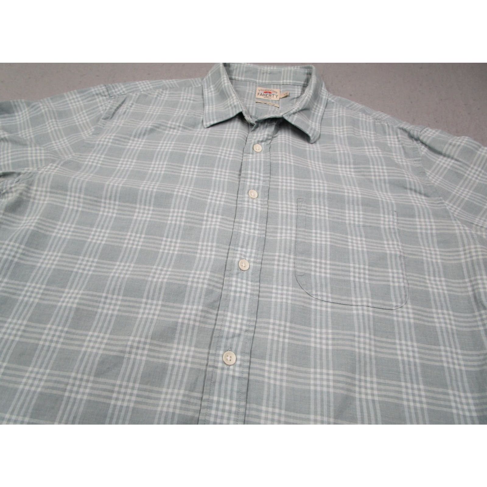 Faherty VINTAGE Faherty Shirt Mens Large Check Button Up Long Sleeve Organic Casual Work Size US L / EU 52-54 / 3 - 3 Thumbnail