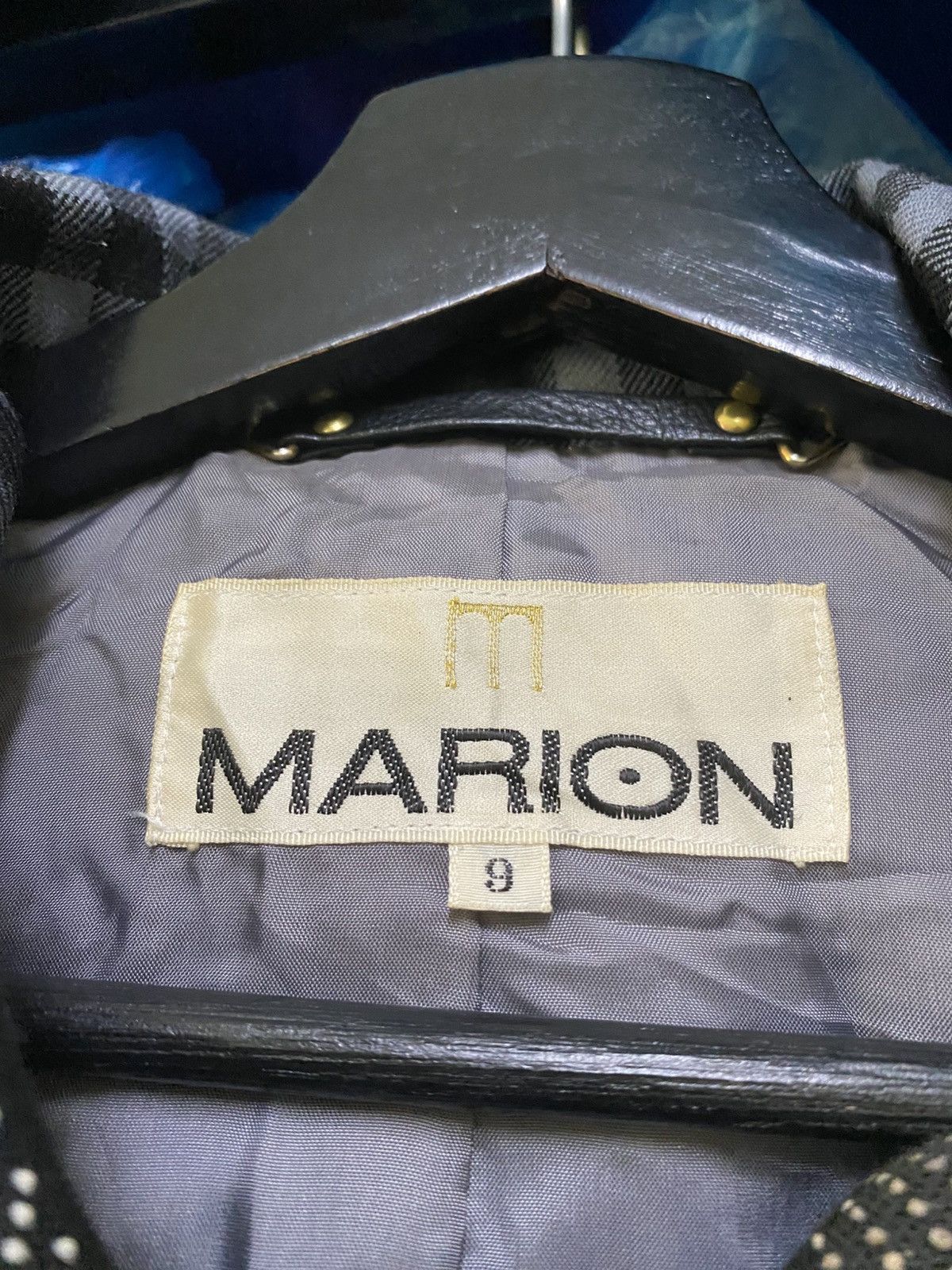 Japanese Brand VINTAGE MARION CHECKER WIDE COAT Size L / US 10 / IT 46 - 4 Thumbnail