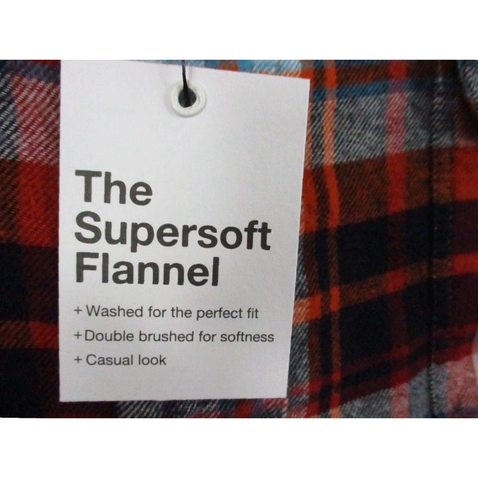 Vintage VINTAGE Sonoma Shirt Men’s Flannel Red Plaid Large Supersoft Collared Button Down NEW Size US L / EU 52-54 / 3 - 3 Thumbnail