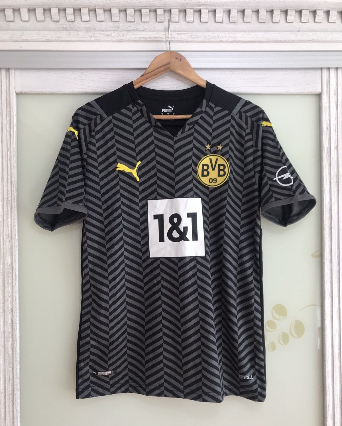 Puma Borussia Dortmund 2021-2022 Away Soccer Jersey Football Kit Size US S / EU 44-46 / 1 - 1 Thumbnail