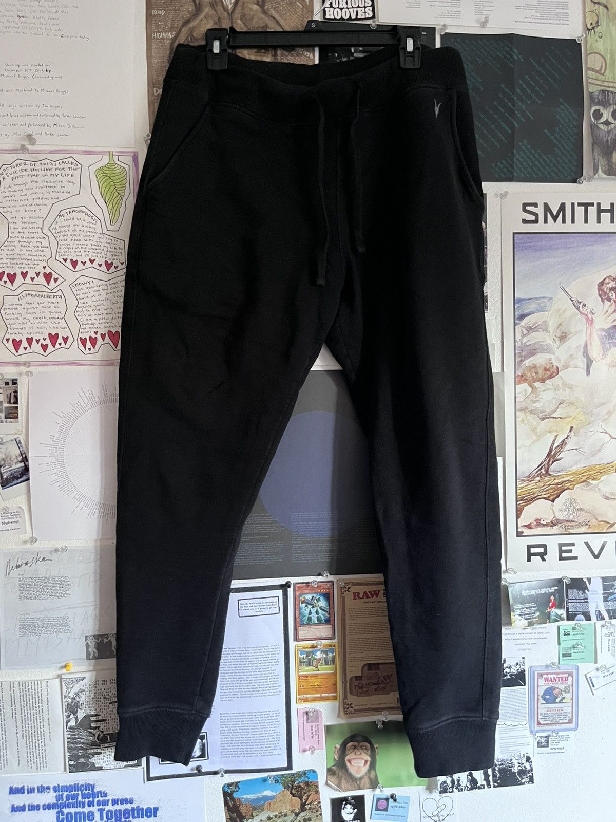 Allsaints Allsaints Sweatpants Black Size US 34 / EU 50 - 3 Thumbnail