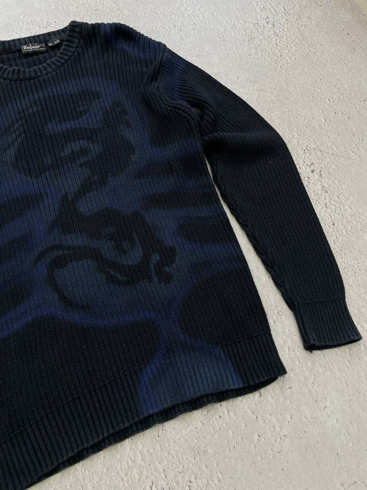 Diesel Rare dragon japanese stripped sweater y2k diesel style Size US L / EU 52-54 / 3 - 3 Thumbnail