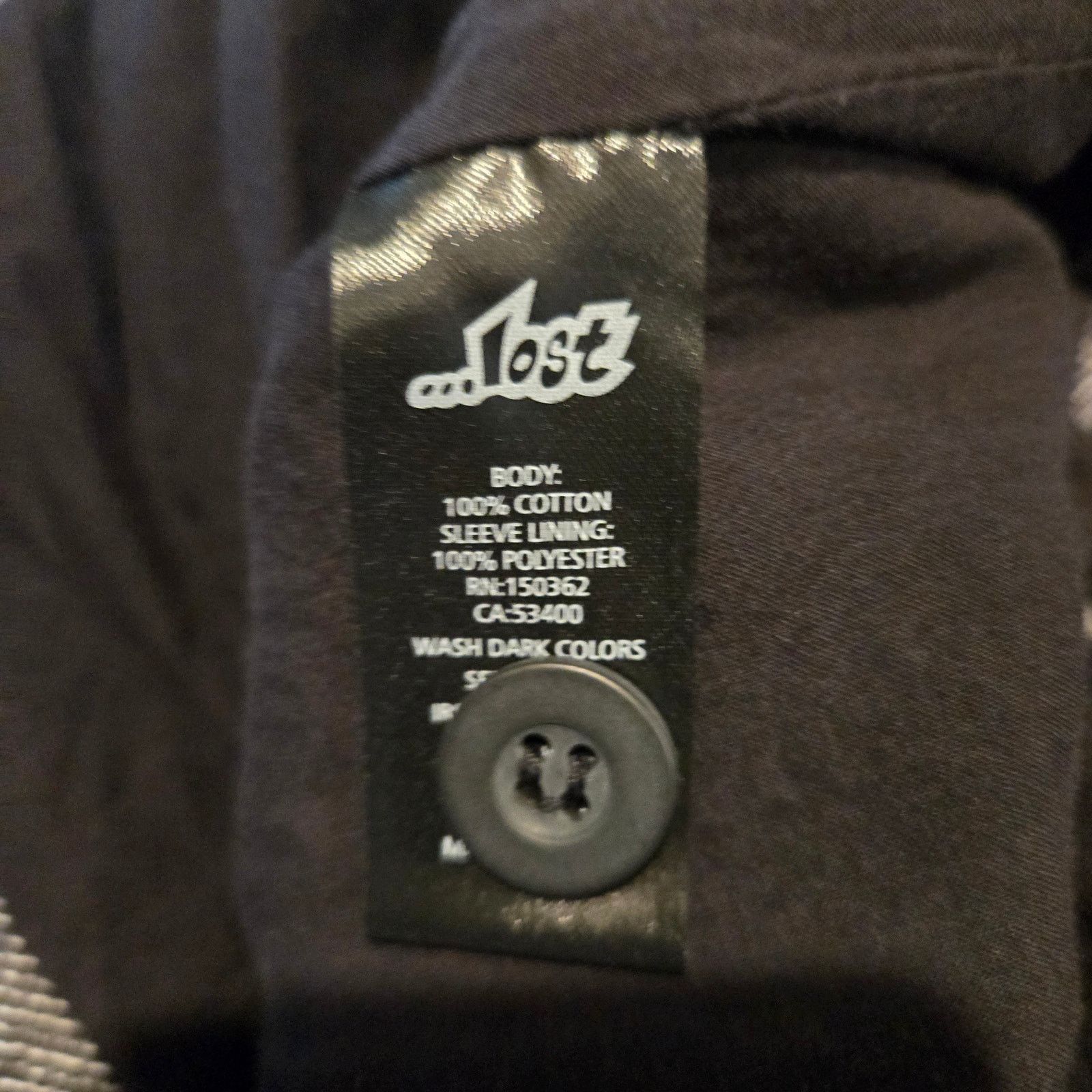 Other LOST The Billy Mens Jacket sz S gray w/ hood Size US S / EU 44-46 / 1 - 9 Thumbnail