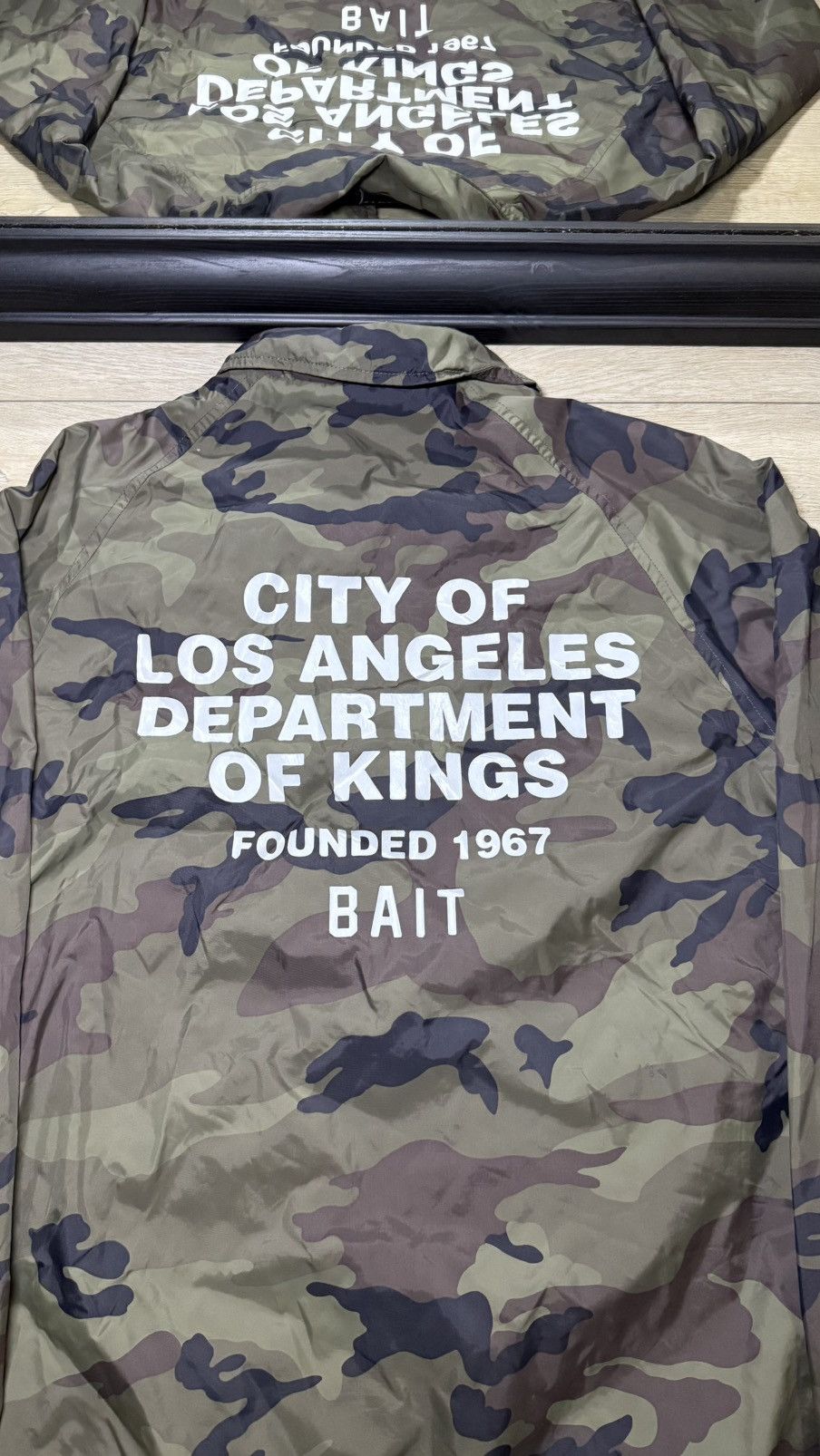Bait Vintage / Y2K BAIT Department Coach Camo Jacket Size US L / EU 52-54 / 3 - 2 Thumbnail