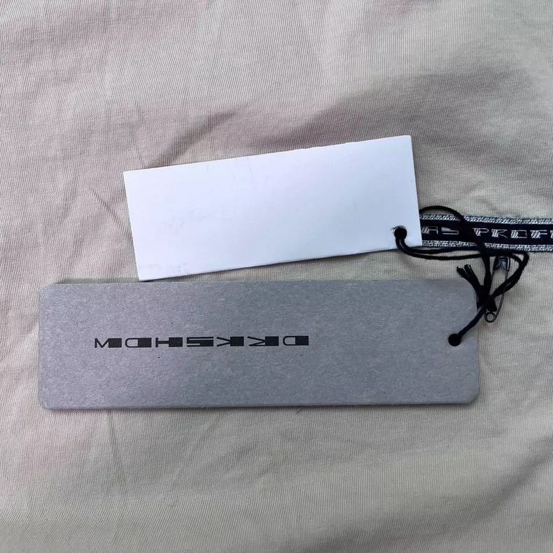 Rick Owens Drkshdw rickowens secondary line slogan off-white short sleeve-2508 Size US S / EU 44-46 / 1 - 6 Thumbnail