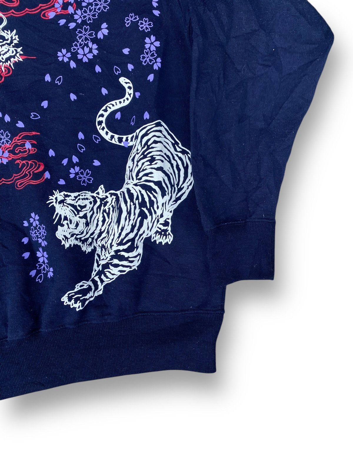 Japanese Brand Vintage Sukajan Art Dragon Japan Traditional Sweatshirt. #E4 Size US L / EU 52-54 / 3 - 4 Thumbnail