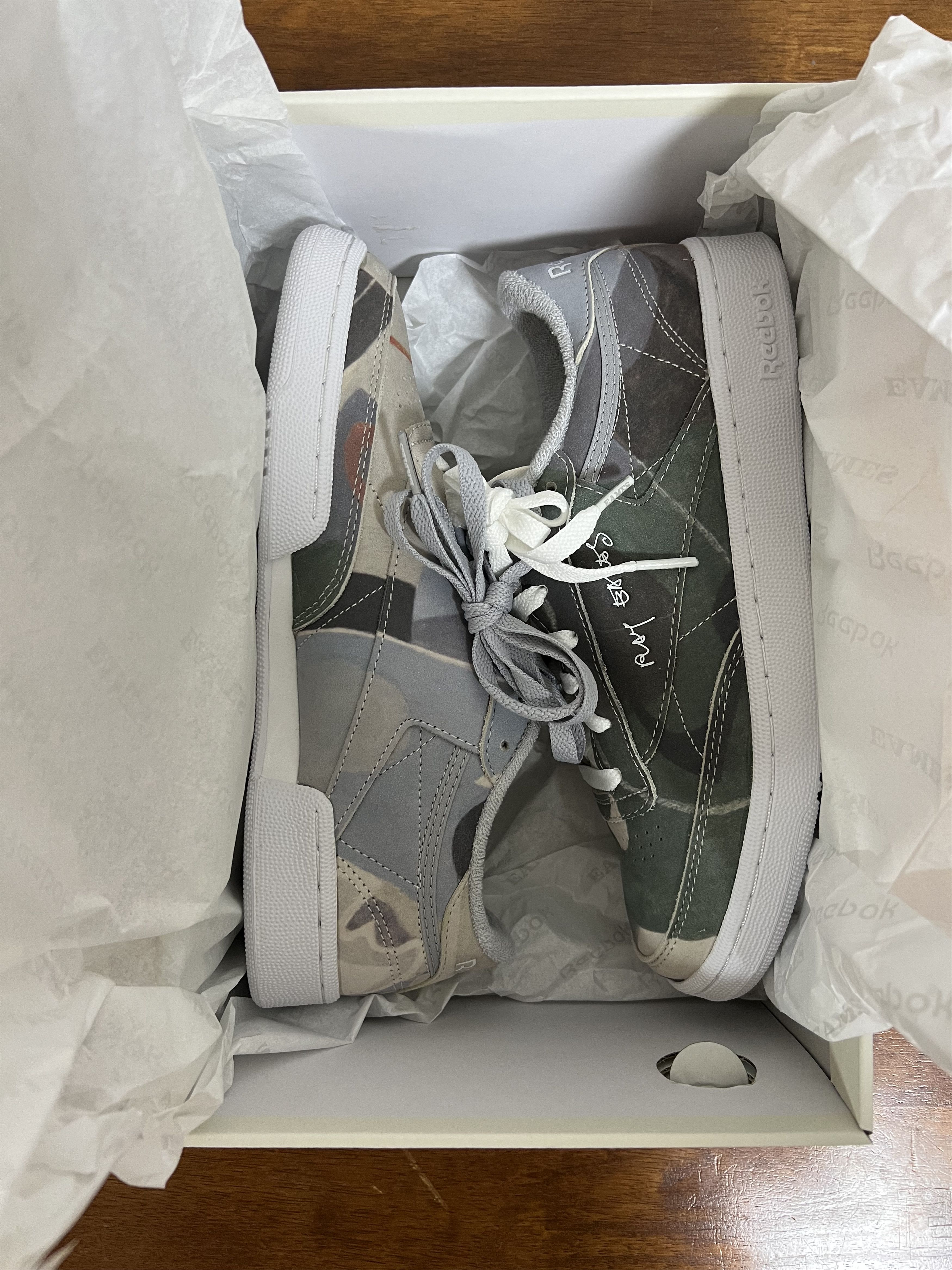 Reebok 💚 2021 Eames x Reebok Club C '85 Composition US 8 NEW Size US 8 / EU 41 - 15 Thumbnail