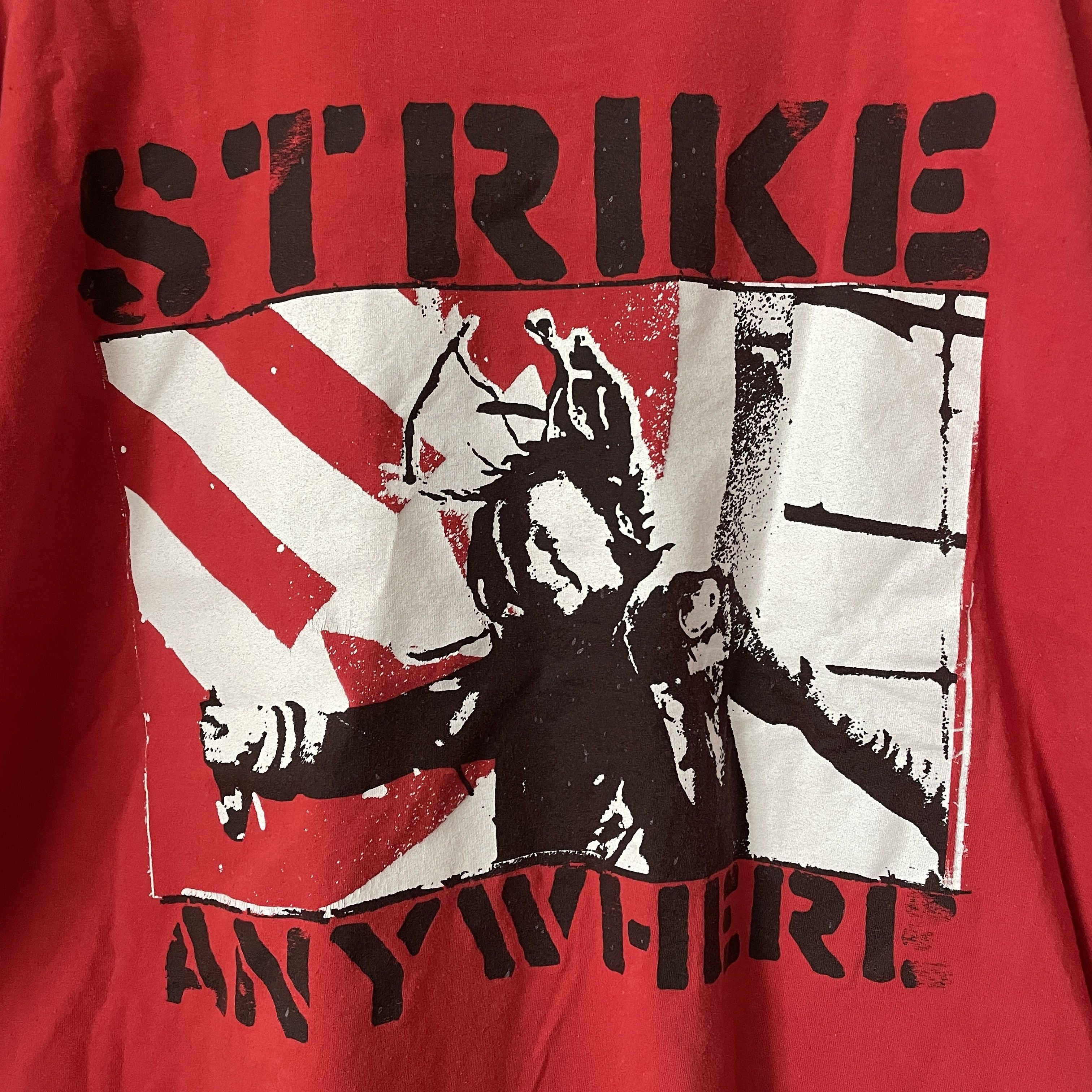 Vintage Vintage Strike Anywhere US Punk Rock Red Tee Tshirt Size XL Size US XL / EU 56 / 4 - 3 Thumbnail