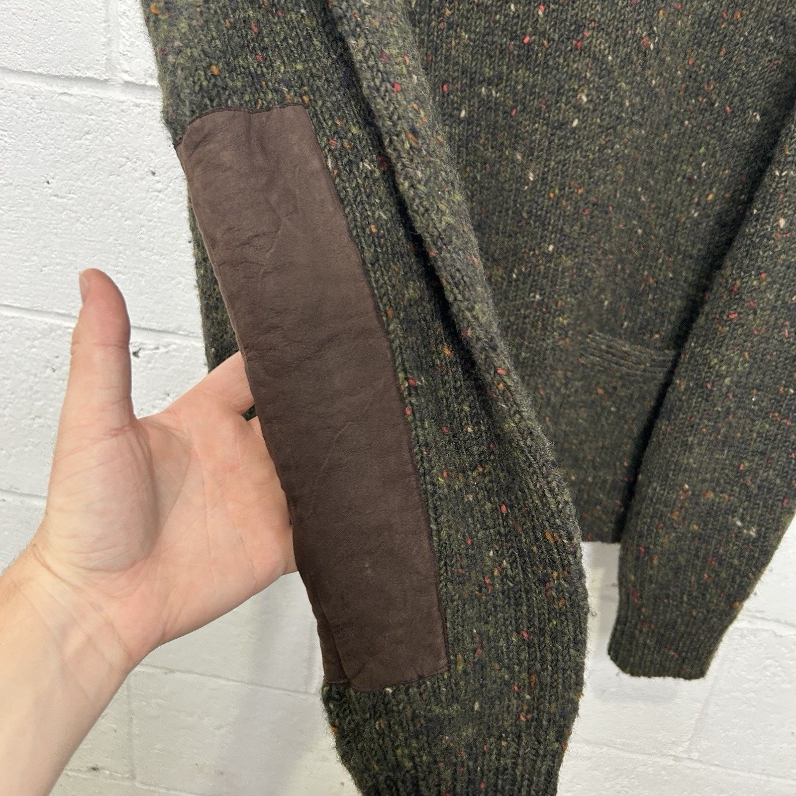 Polo Ralph Lauren Vintage Polo Ralph Lauren Wool Shawl-Collar Sweater "Green" Size US XL / EU 56 / 4 - 7 Thumbnail