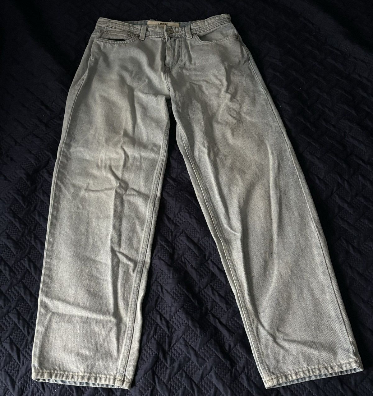 New Look New Look Loose Light Wash Jeans Size US 32 / EU 48 - 1 Thumbnail