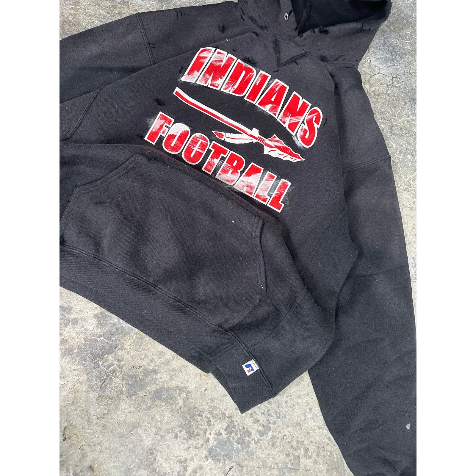 Russell Athletic Vintage Sun Faded College Hoodie Size US XL / EU 56 / 4 - 7 Thumbnail