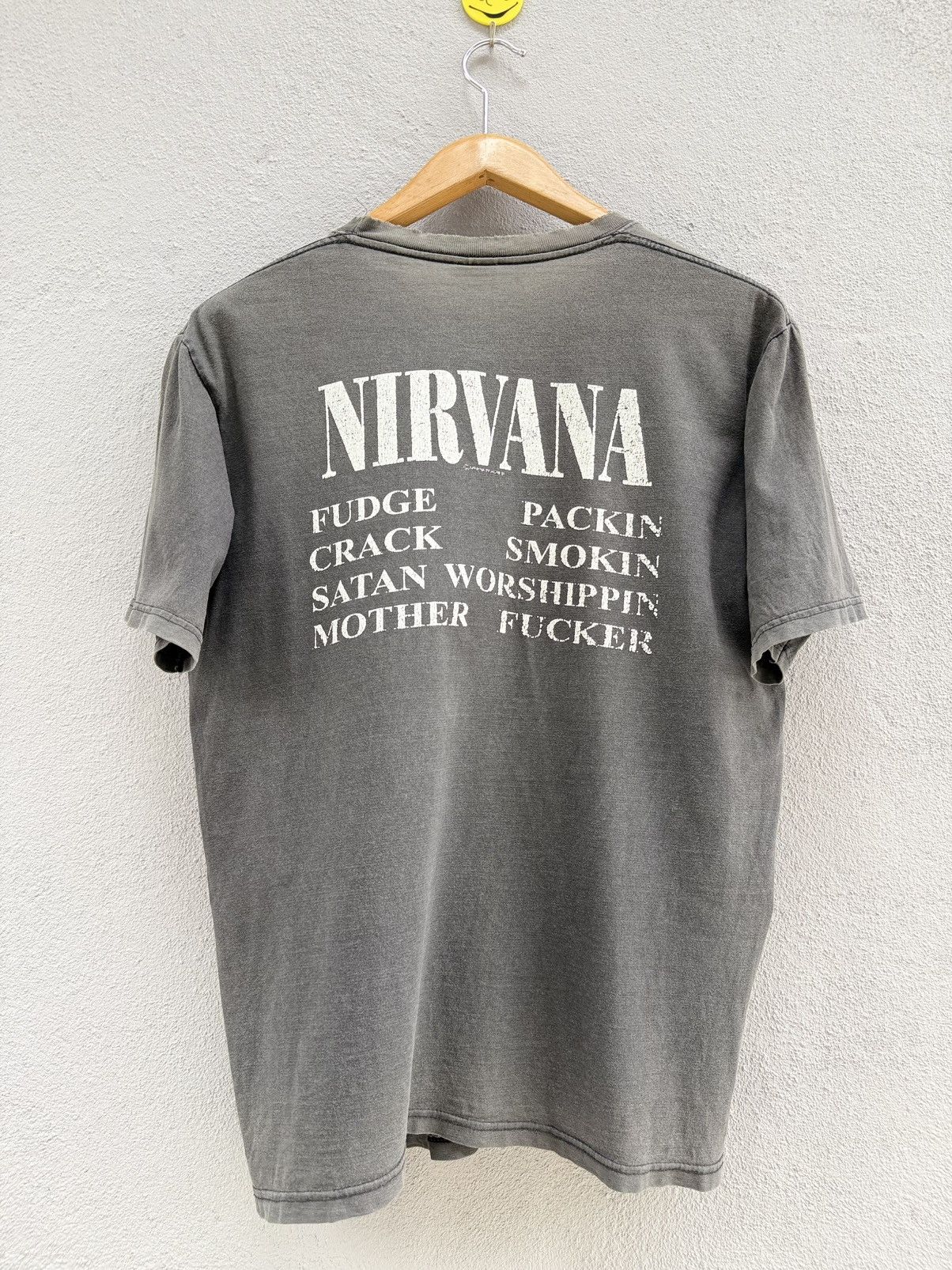 Band Tees Thrashed Vintage Nirvana Vestibule Sun Faded Grunge Tee Size US L / EU 52-54 / 3 - 2 Thumbnail