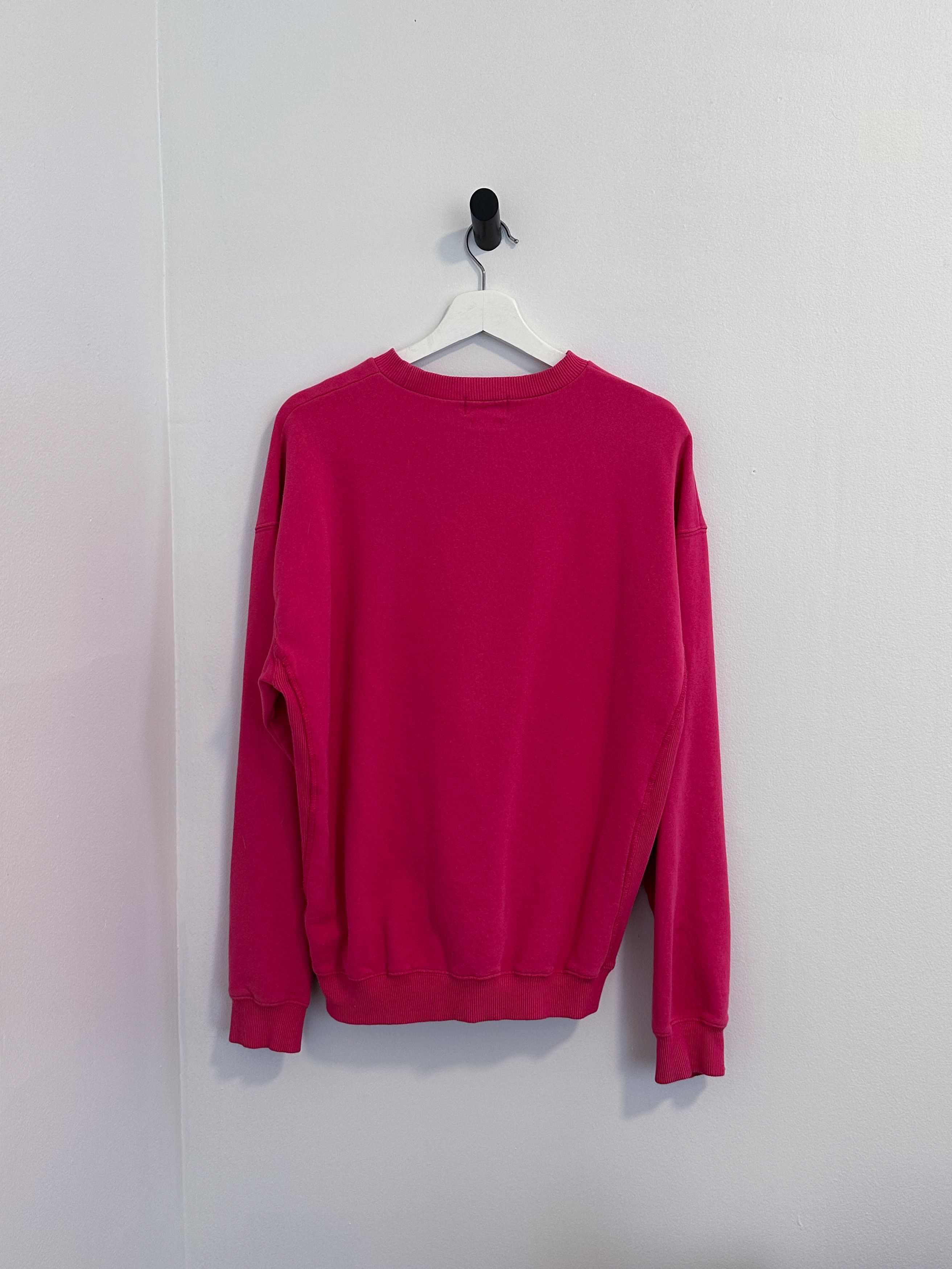 Topman Topman Oversized Hot Pink Crewneck Sweatshirt Size S Size US S / EU 44-46 / 1 - 2 Thumbnail