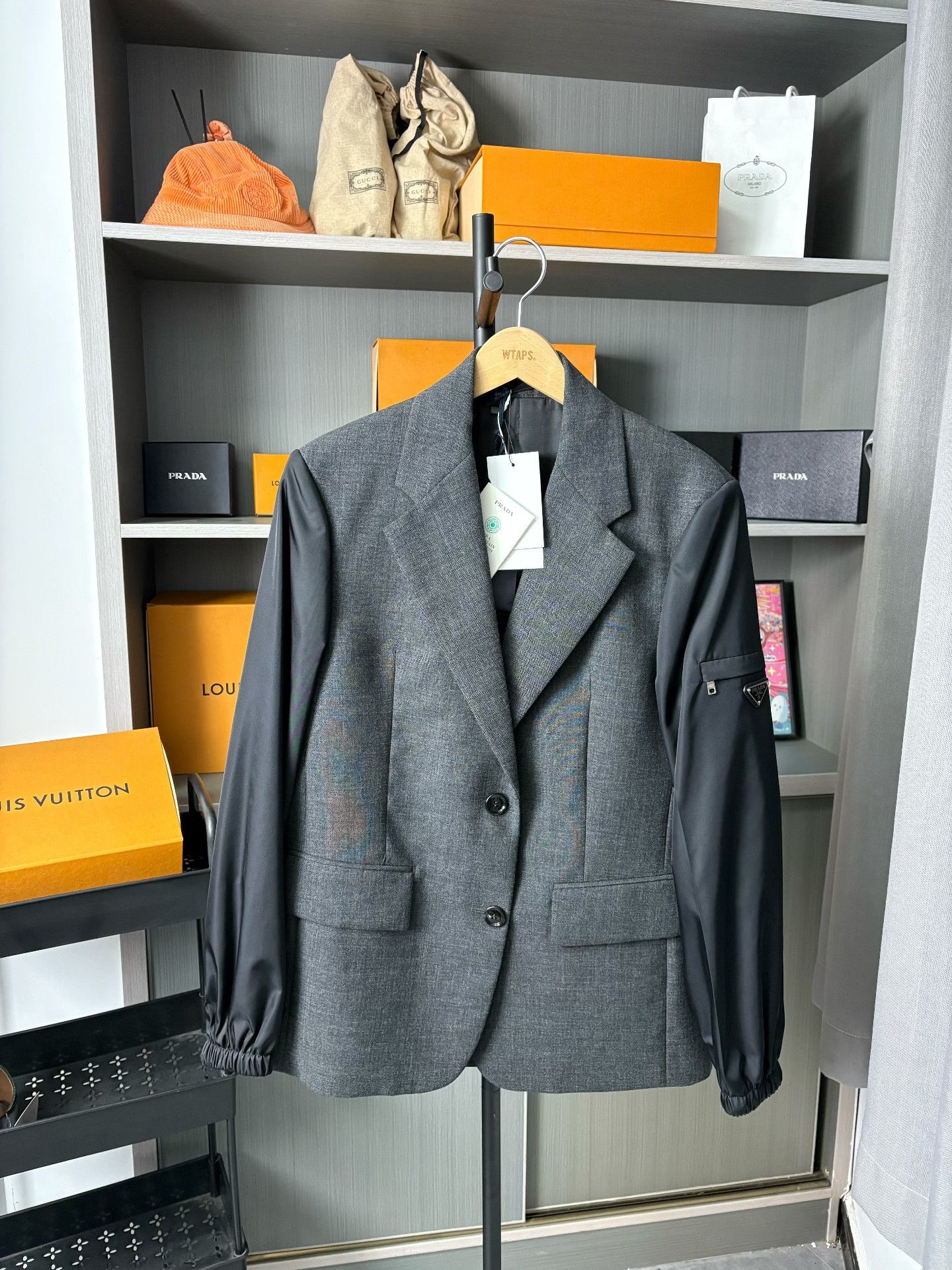 Prada Prada Formal Gray Suit 36 Men Size 40R - 1 Thumbnail