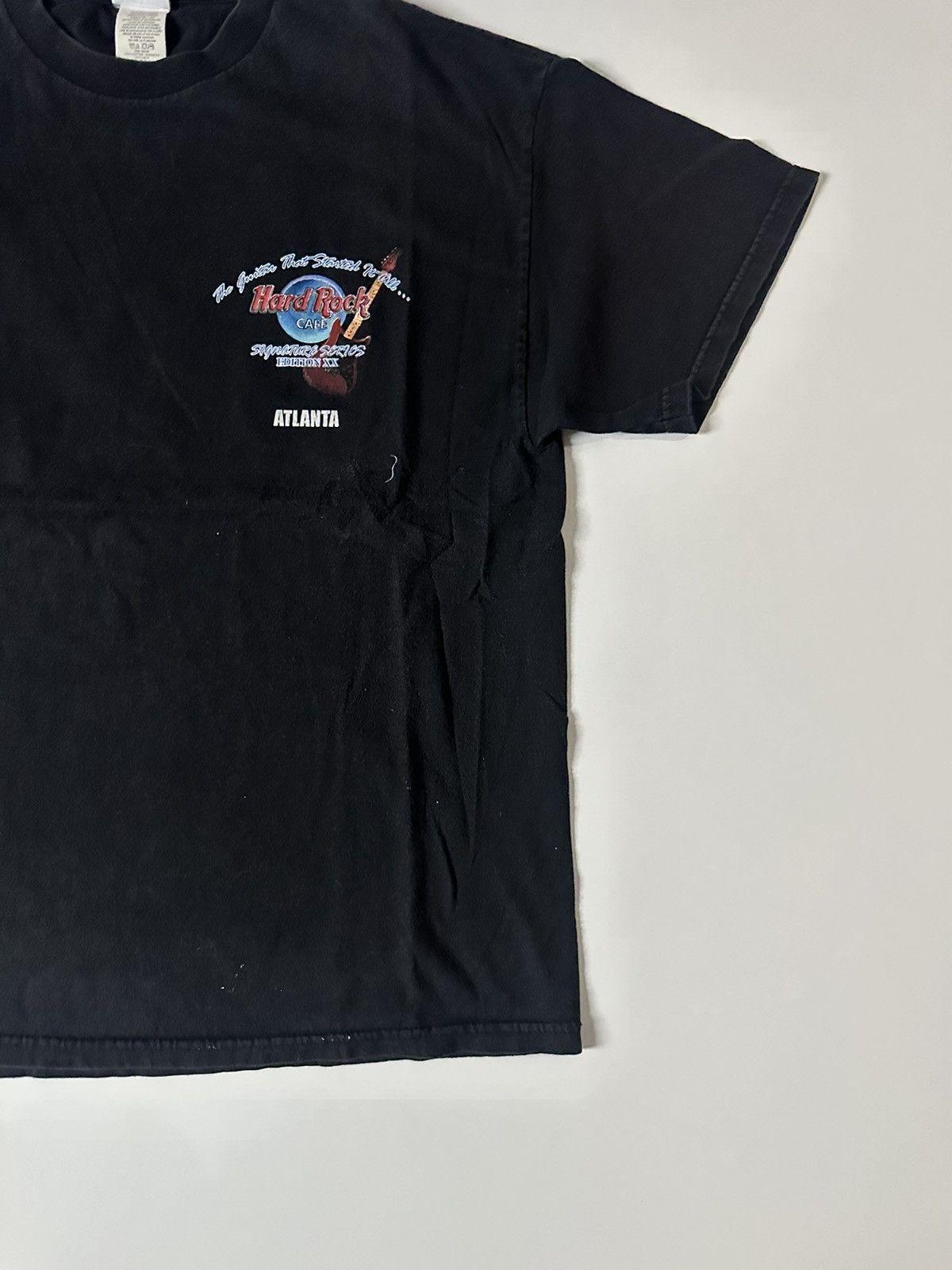 Hard Rock Cafe × Vintage Hard Rock Cafe Atlanta Eric Clapton Mens Graphic Tee XL Size US XL / EU 56 / 4 - 2 Thumbnail