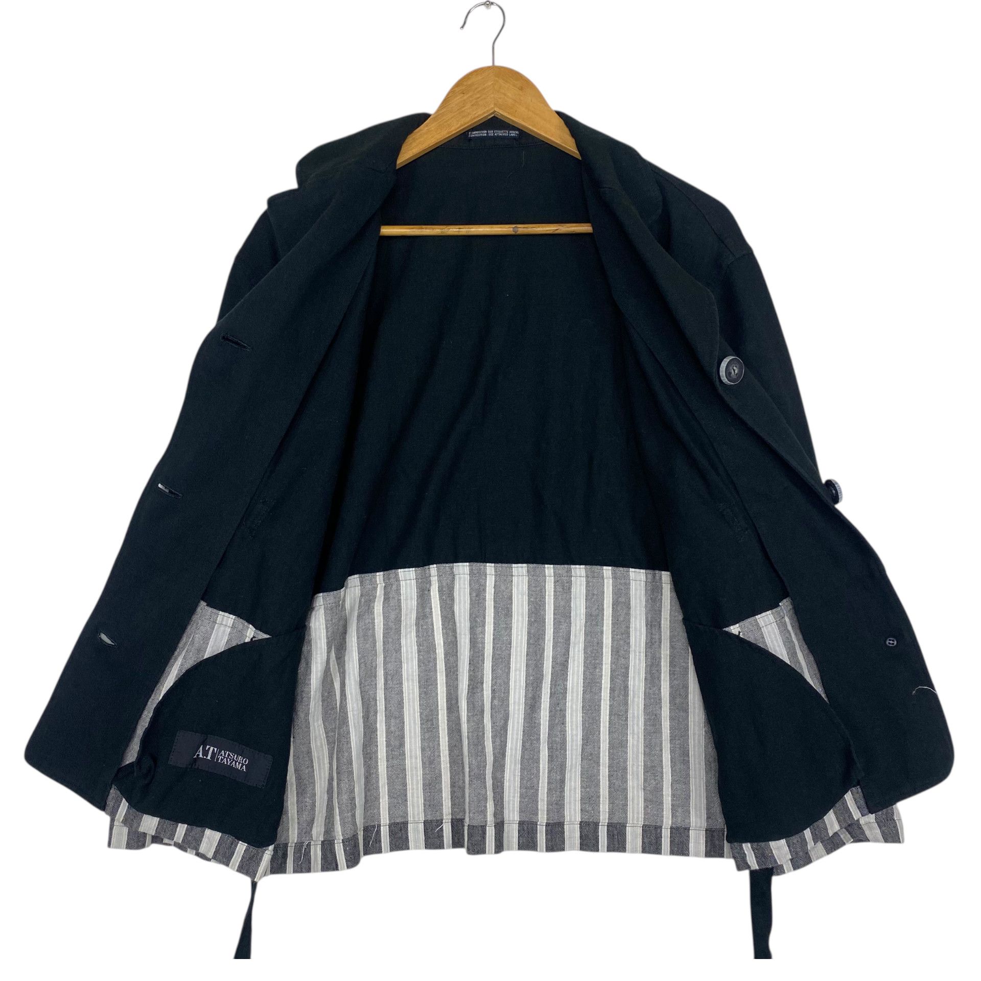 Yohji Yamamoto 💥 ATSURO TAYAMA JAPAN KIMONO JACKET Size US M / EU 48-50 / 2 - 5 Thumbnail