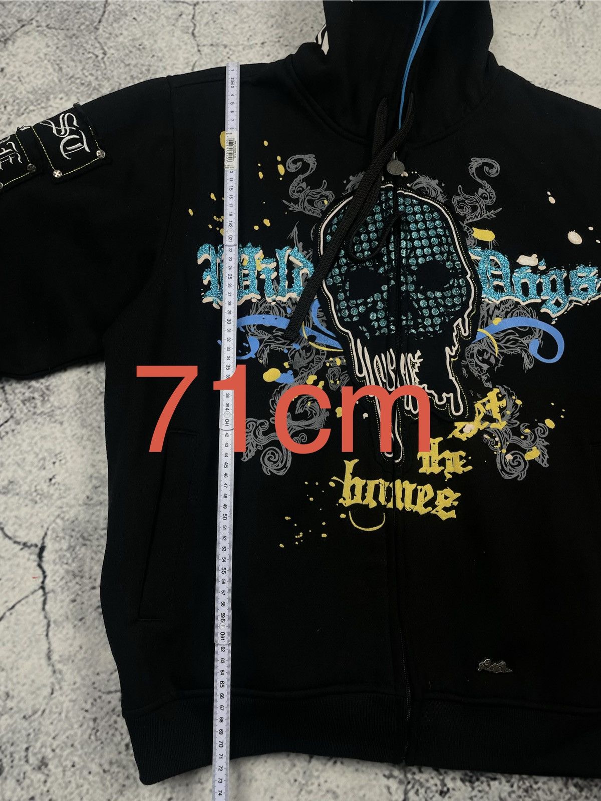 Vintage Rawblue L Hoodie – Black, Big Logo, Affliction, Swag/Drip eg Size US L / EU 52-54 / 3 - 4 Thumbnail
