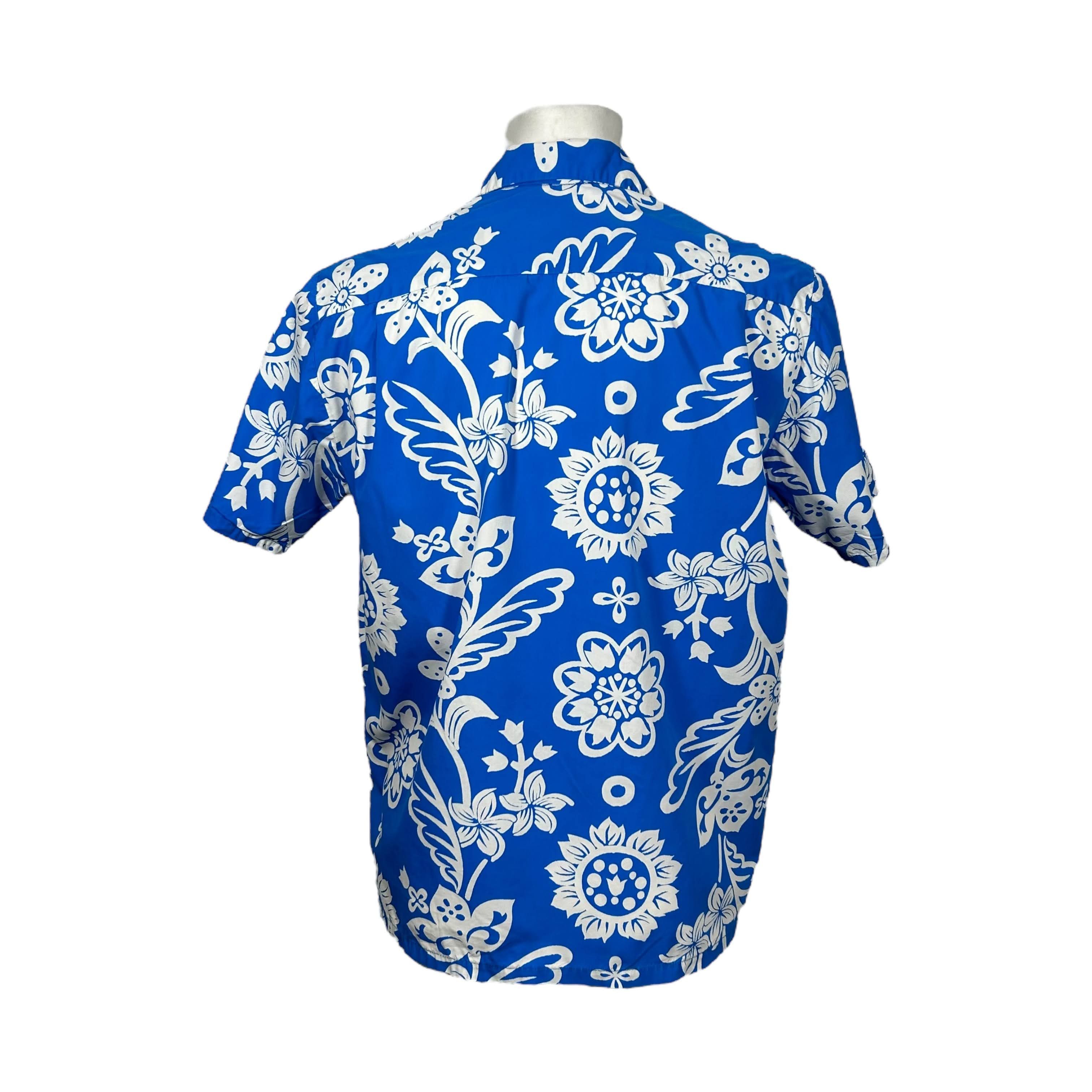 Other Lauhala Black White Floral Hawaiian Shirt Hawaii Cotton XL Size US XL / EU 56 / 4 - 2 Thumbnail
